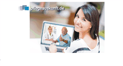 Desktop Screenshot of pflegeauskunft.de